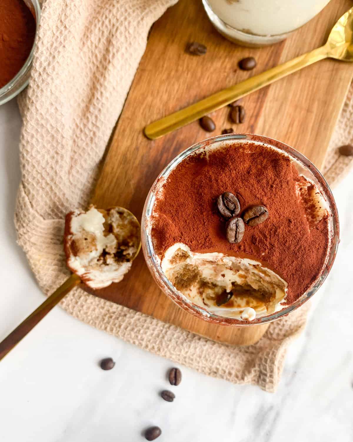super skinny Tiramisu for one