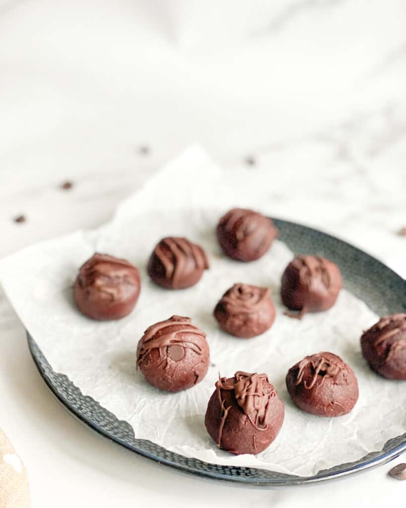low calorie brownie truffles