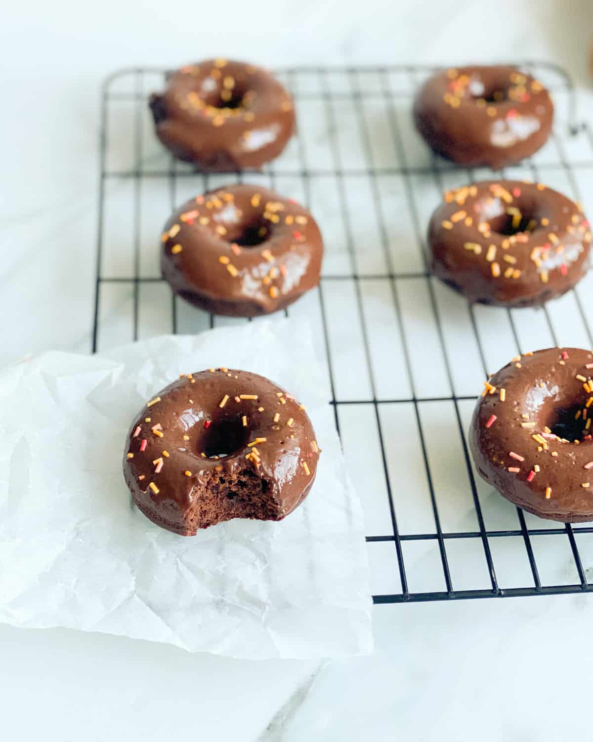 low calorie chocolate donuts