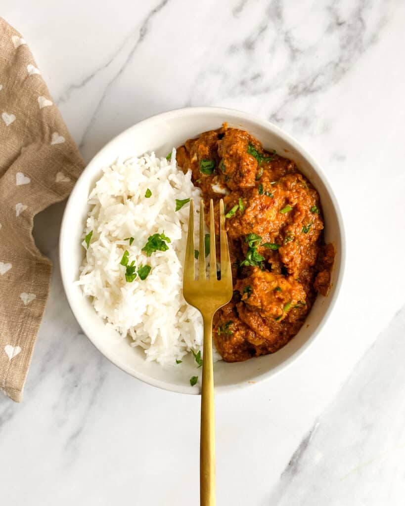 low calorie butter chicken