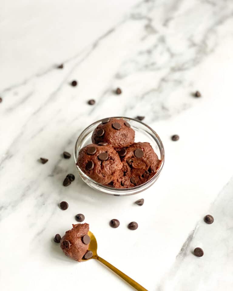 low calorie edible cookie dough