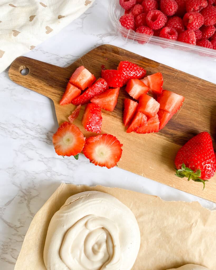 low calorie mini pavlovas