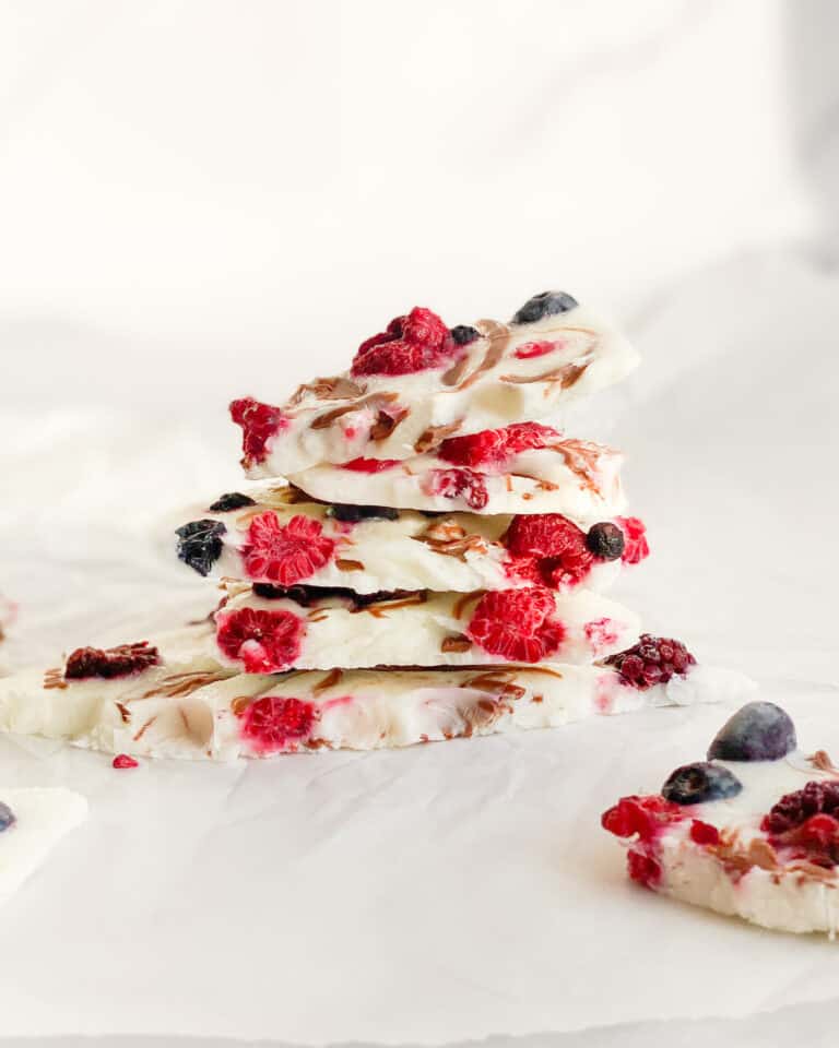 low calorie yogurt bark