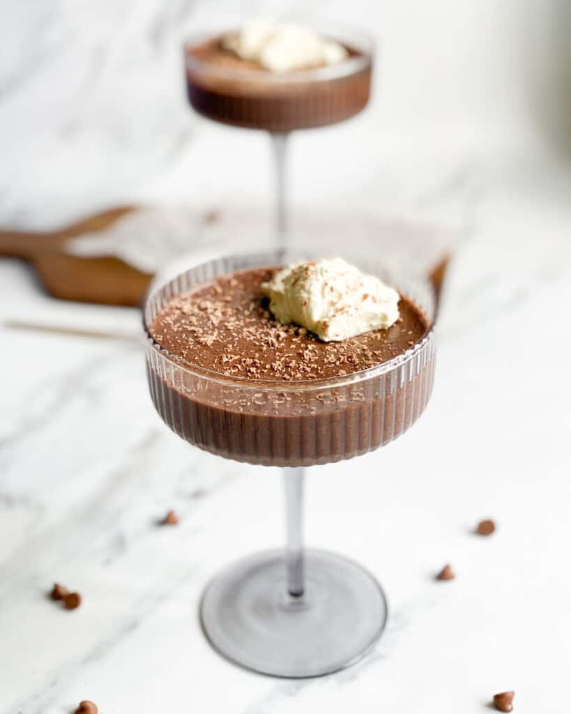 low calorie chocolate mousse