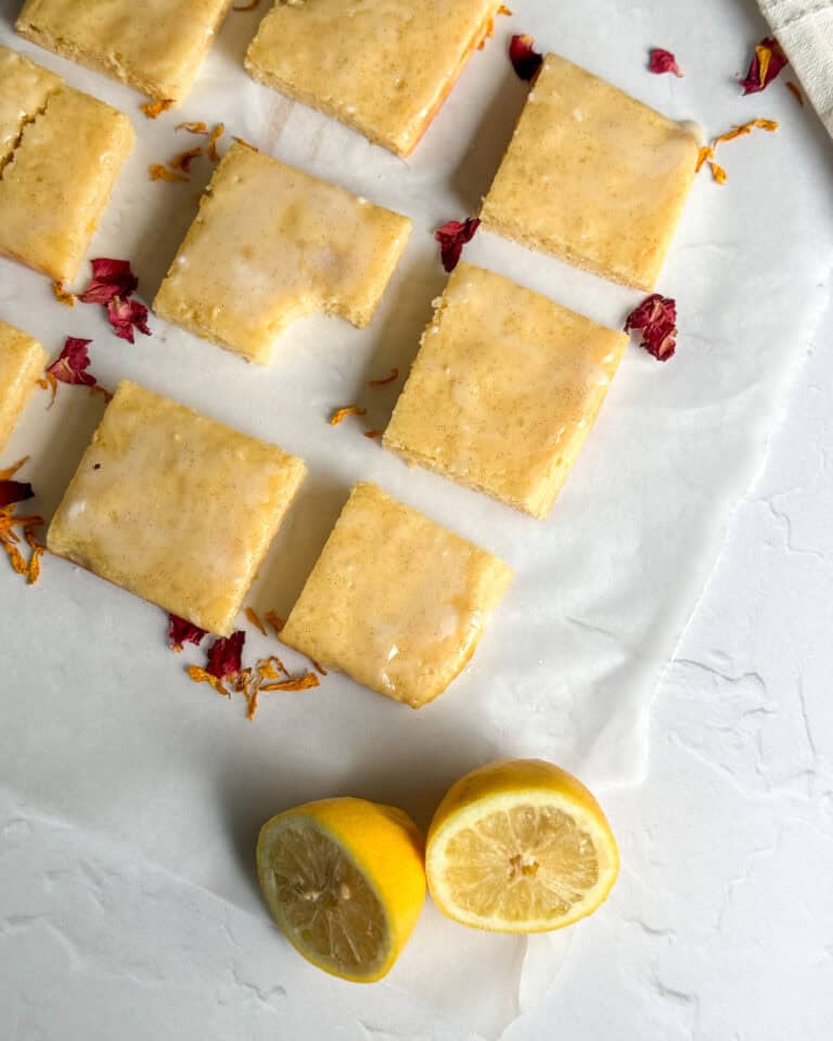 low calorie lemon brownies