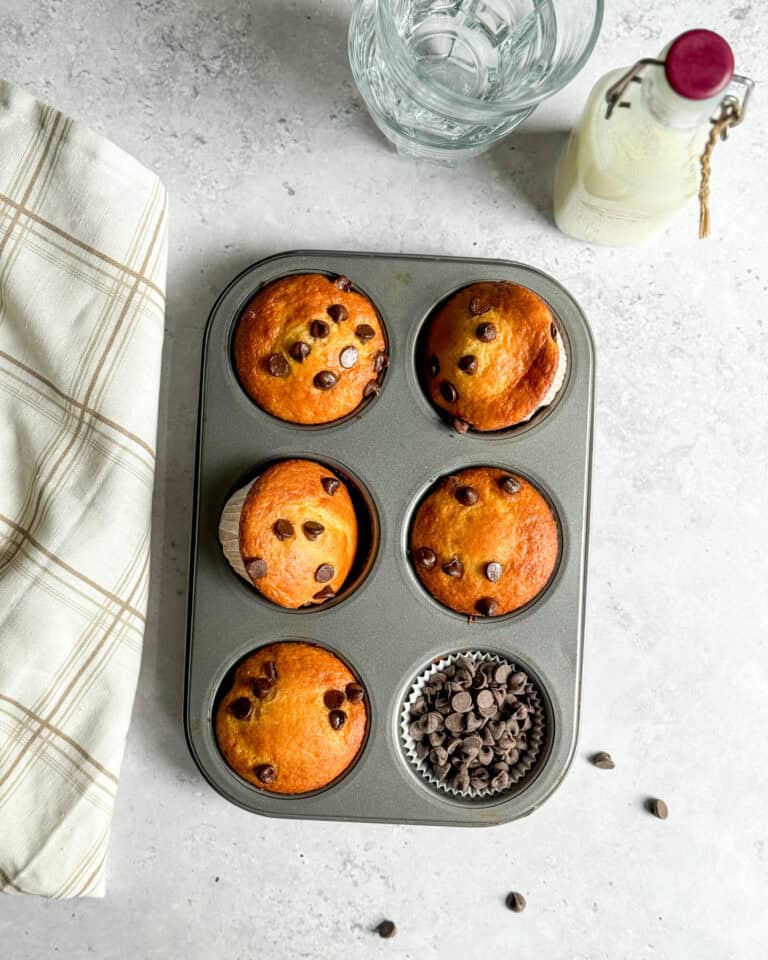 low calorie chocolate chip muffins